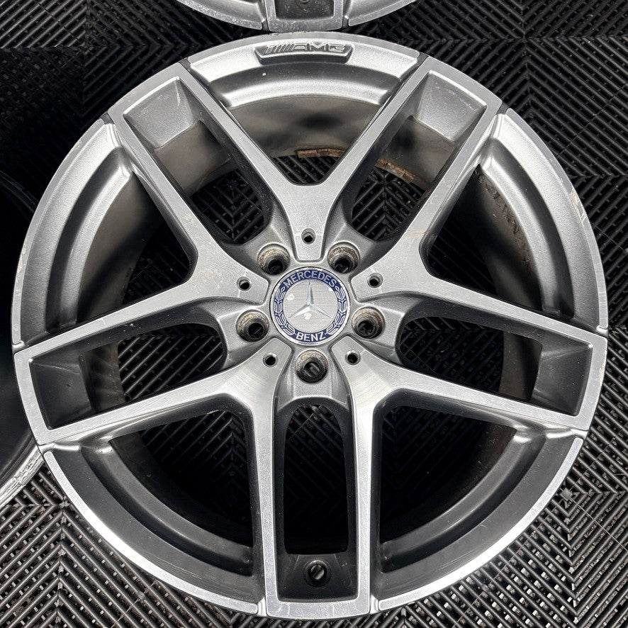 19'' Mercedes AMG GLC Grey DC Sport Alloy Wheels 5X112 Genuine A2534011800