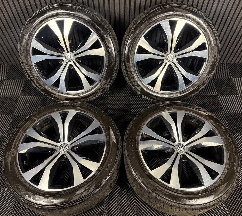 20'' GENUINE VW TOUAREG TARRAGONA ALLOY WHEELS ALLOYS TYRES Q7 7P6601025AL