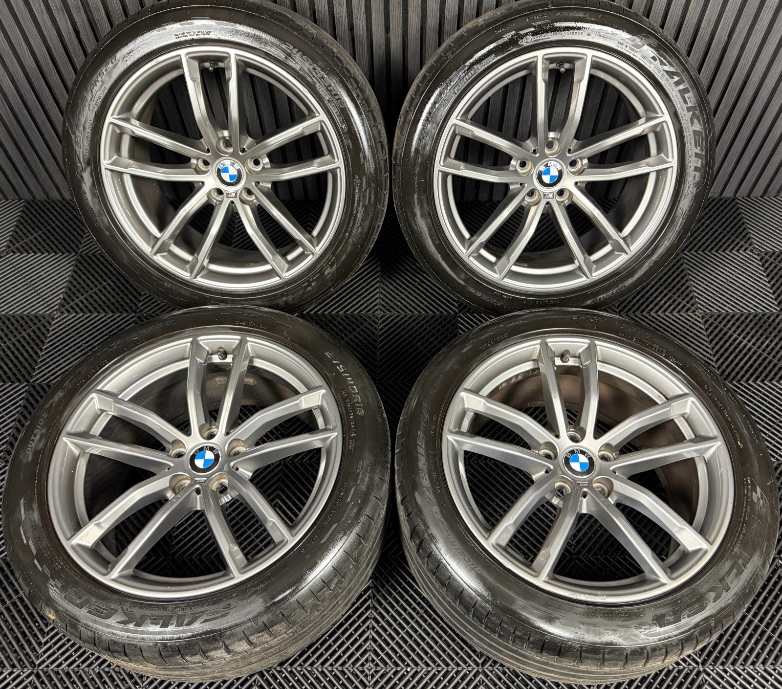18'' GENUINE BMW 5 SERIES 4 622 GREY M SPORT G30 G31 ALLOY WHEELS TYRES ALLOYS