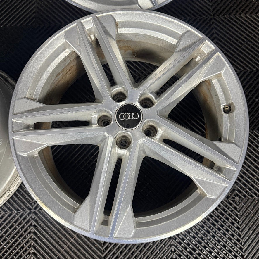 19'' GENUINE AUDI Q5 5 DOUBLE SPOKE S LINE ALLOY WHEELS A4 A3 5X112  80A601025G
