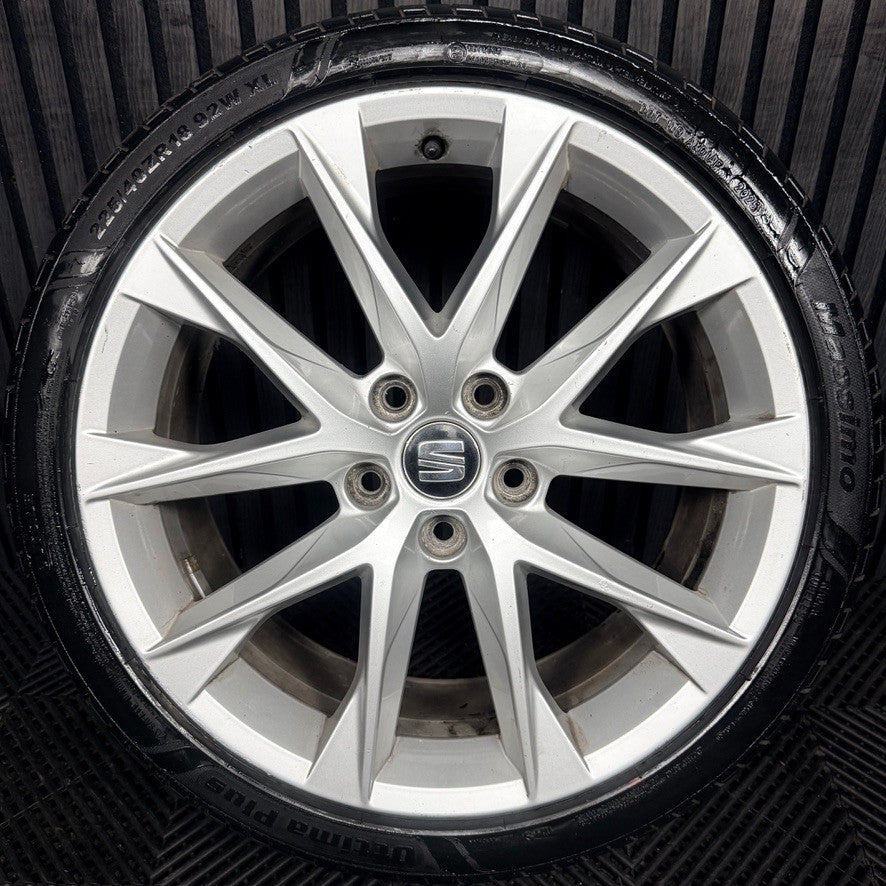 1X 18'' Seat Leon FR Performance MK3 Alloy Wheel Tyre Single Genuine 5F0601025AA