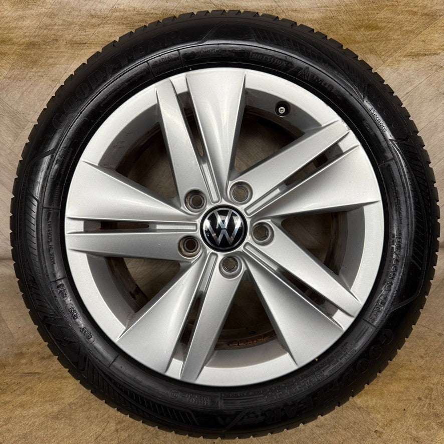 1X 16'' GENUINE VW GOLF MK8 NORFOLK ALLOY WHEEL TYRE GT SINGLE 5H0601025