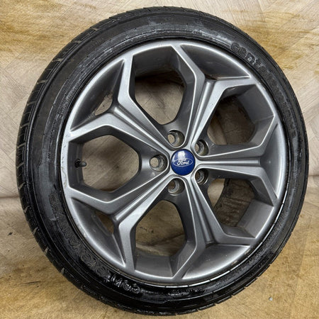 1X 18'' GENUINE FORD S MAX MK1 GREY TITANIUM X ALLOY WHEEL SINGLE AM2J1007DC