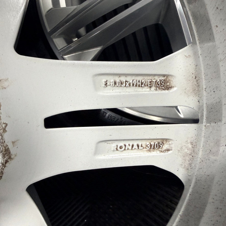 19'' Audi Q5 5 Double Spoke S Line Alloy Wheels Tyres 5X112 80A601025G Genuine
