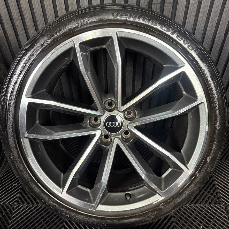 19'' GENUINE AUDI A5 S LINE S5 ALLOY WHEELS ALLOYS TYRES 8W0601025DF