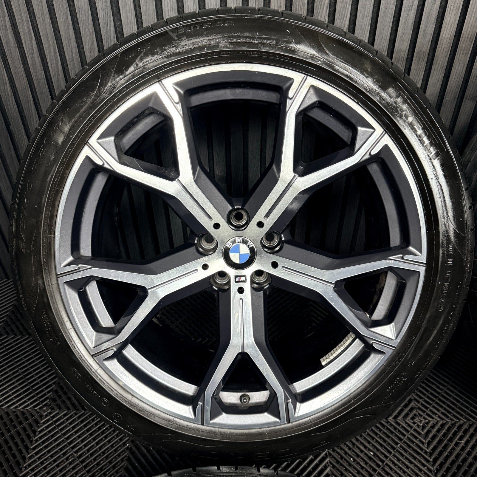 21'' BMW X5 X6 G05 G06 741M M Sport Alloys Wheels Alloys Tyres Genuine