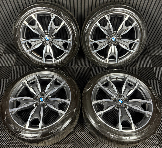 20'' GENUINE BMW X3 X4 G01 G02 787 M SPORT ALLOY WHEELS TYRES ALLOYS 8073791 92