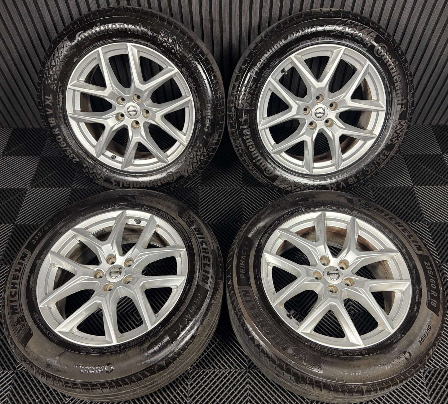 18'' GENUINE VOLVO XC60 10 SPOKE ALLOY WHEELS TYRES ALLOYS 5X108 31423351