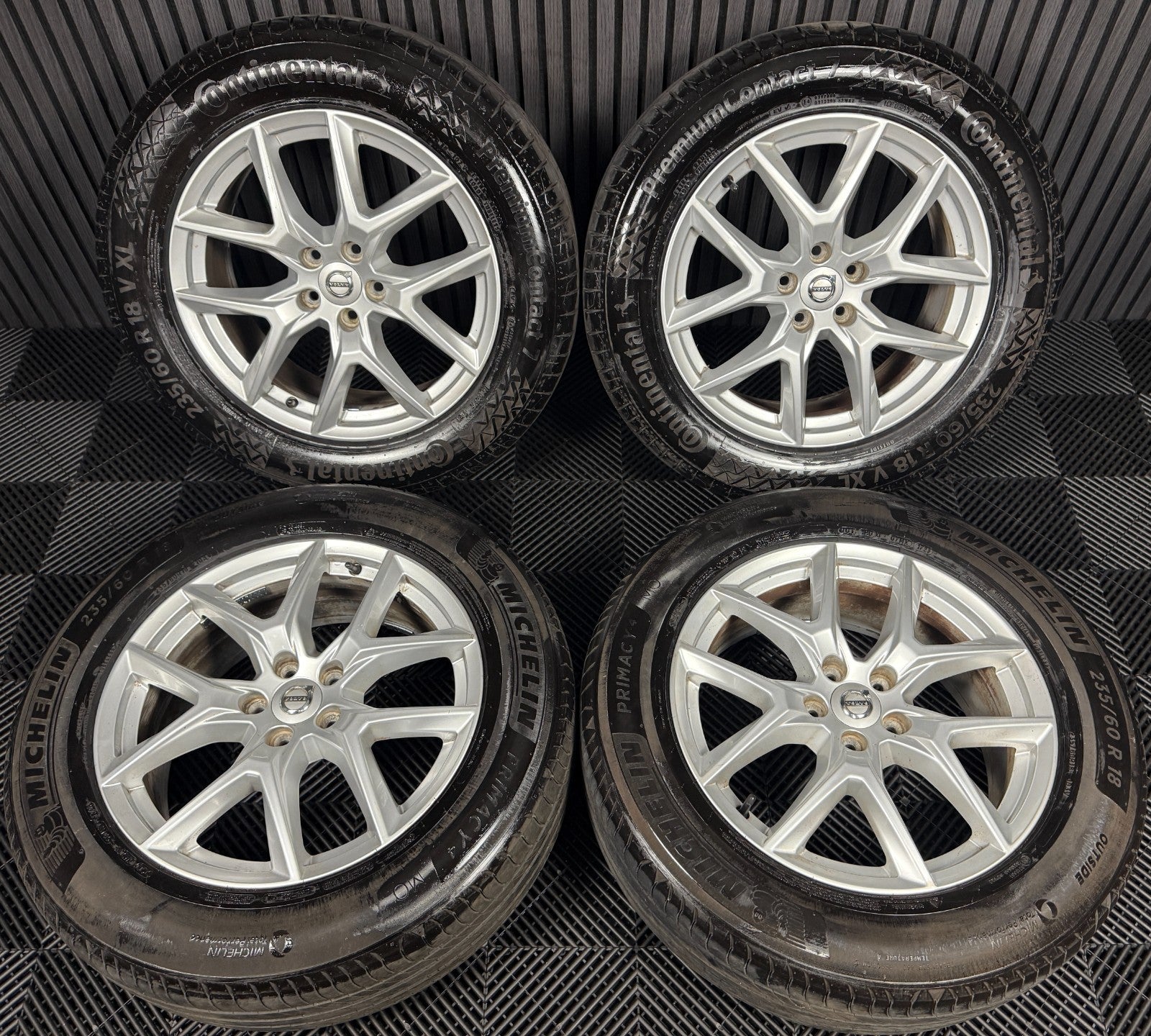 18'' GENUINE VOLVO XC60 10 SPOKE ALLOY WHEELS TYRES ALLOYS 5X108 31423351