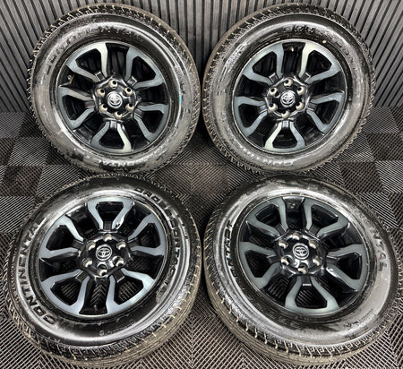 18'' Toyota Hilux Invincible X Grey Black Wheels Tyres Alloys 42611YP100 Genuine