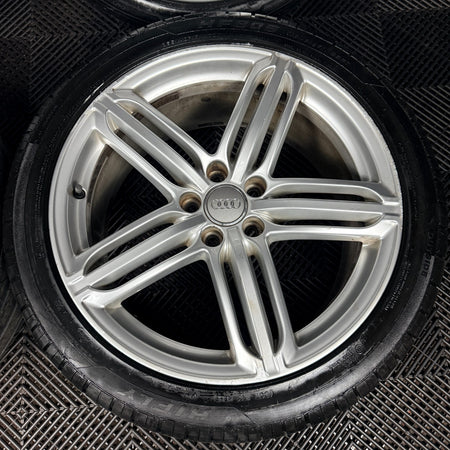 19'' Audi Q3 S Line 5 Triple Segment Wheels Tyres Alloys 8U0601025AC Genuine