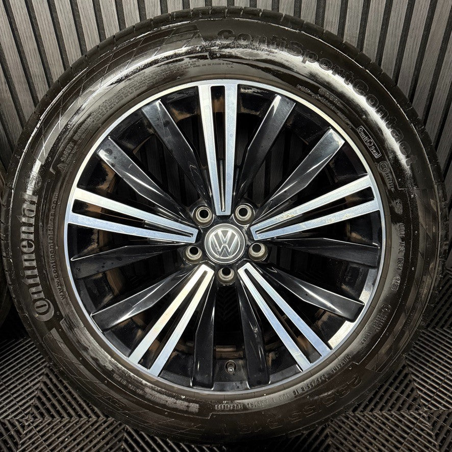 18'' GENUINE VW TIGUAN PATAGONIA NIZZA MK2 ALLOY WHEELS TYRES ALLOYS 5NA601025AB