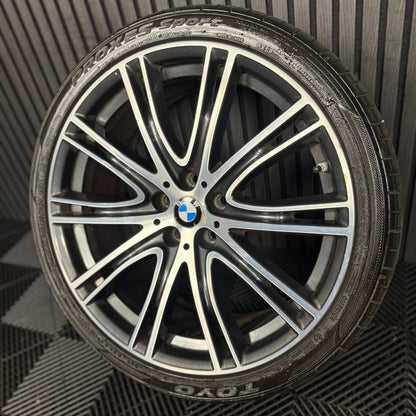 1X 20'' GENUINE BMW 5 SERIES 759 M G30 G31 SPORT ALLOY WHEEL FRONT 8053501