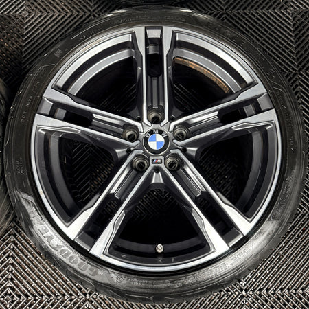 18'' BMW 1 Series 819 Grey M Sport 2 F40 F44 Alloy Wheels Tyres 8092352 Genuine