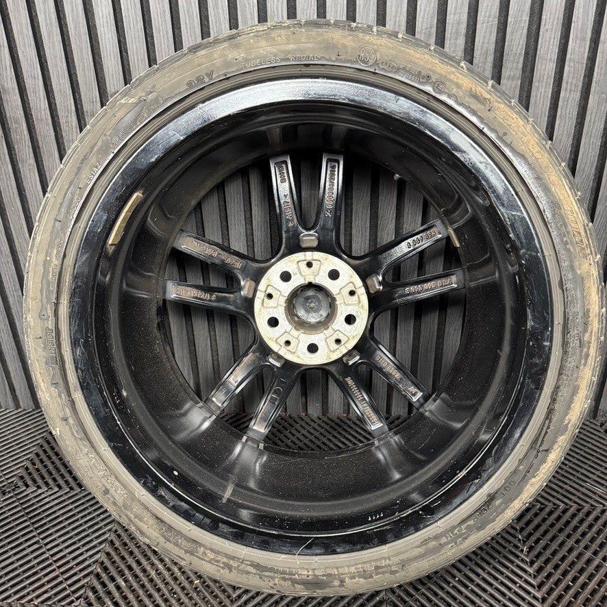 1X 19" GENUINE BMW 3 SERIES 791 M SPORT 4 G20 BLACK DC ALLOY WHEEL 8089893 REAR