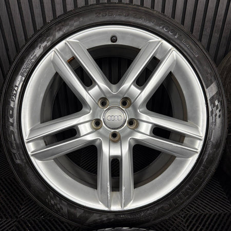 19'' GENUINE AUDI A6 C7 S LINE SILVER ALLOYS WHEELS TYRES 4G0601025BQ 5X112