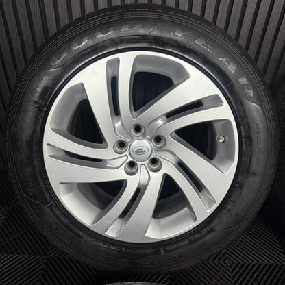 18'' GENUINE RANGE ROVER EVOQUE SILVER DISCOVERY SPORT LAND ALLOY WHEELS TYRES
