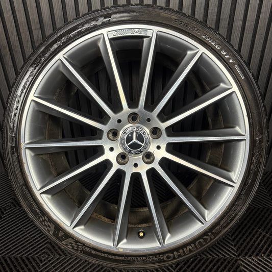 1X 20" GENUINE AMG MERCEDES E CLASS GREY ALLOY WHEEL BACK W213 A2134012300 REAR