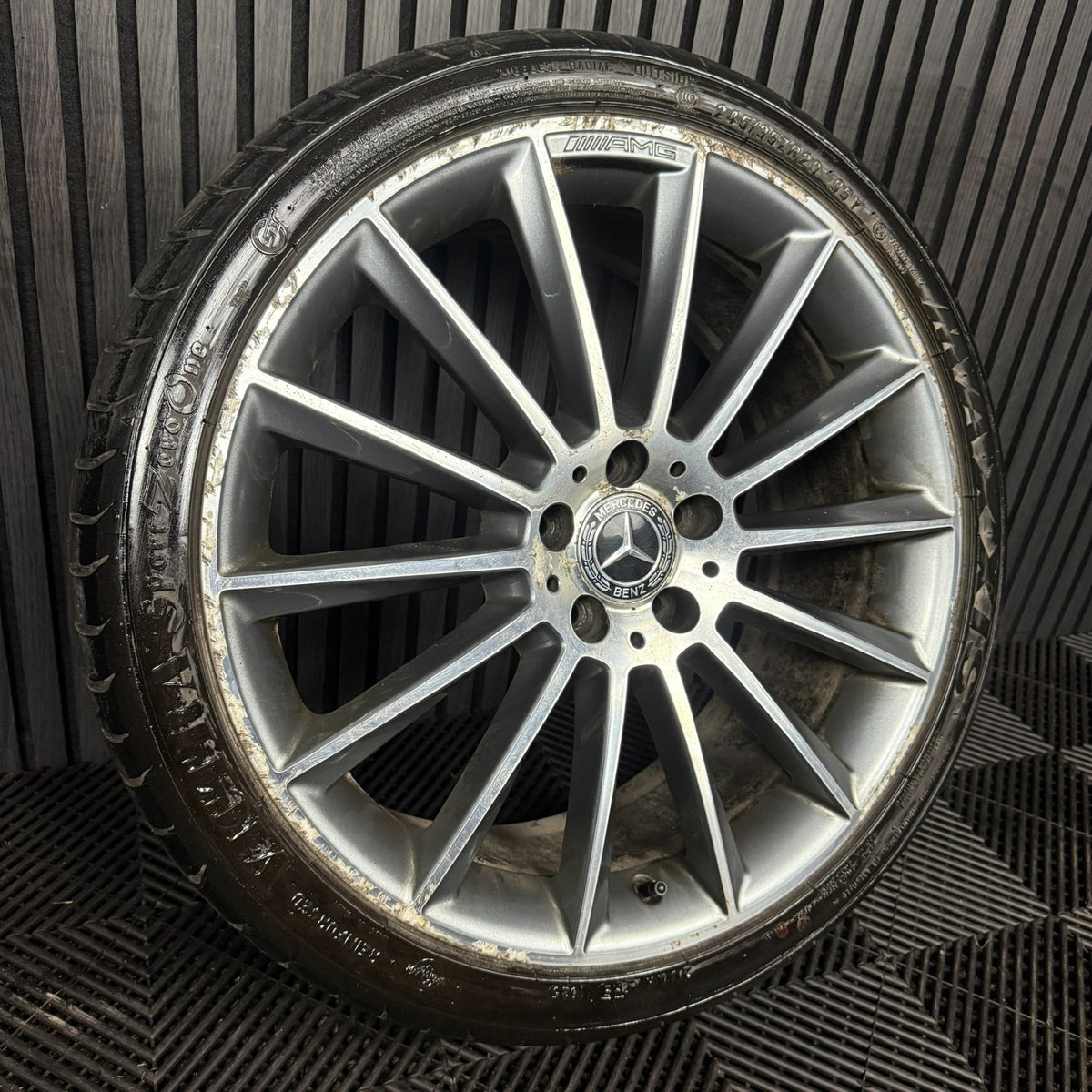 1X 20" Amg Mercedes E Class Grey Dc Alloy Wheel W213 A2134012200 Front Genuine