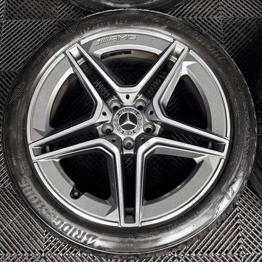18'' Mercedes Amg A Class Cla B Alloy Wheels Tyres Alloys W177 Genuine