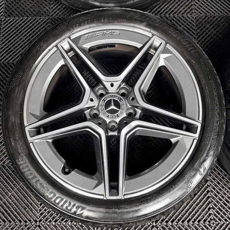 18'' Mercedes Amg A Class Cla B Alloy Wheels Tyres Alloys W177 Genuine