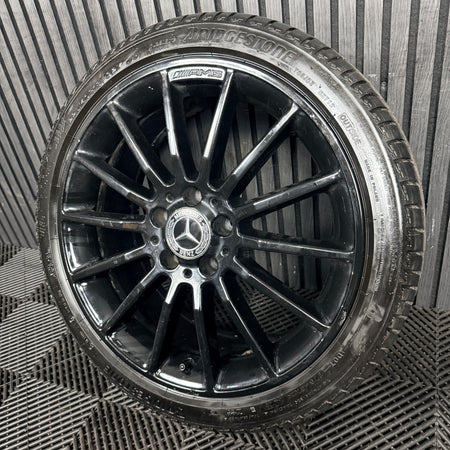 1X 18'' Amg Mercedes A Class CLA Black Alloy Wheel A1764010200 W176 Genuine