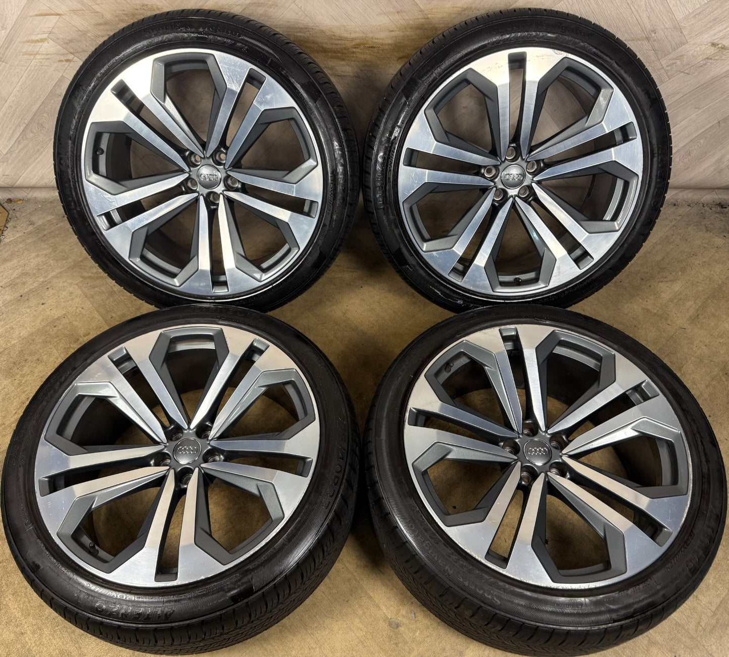 22'' GENUINE AUDI SQ8 Q8 S LINE ALLOY WHEELS ALLOYS TYRES 4M8601025K