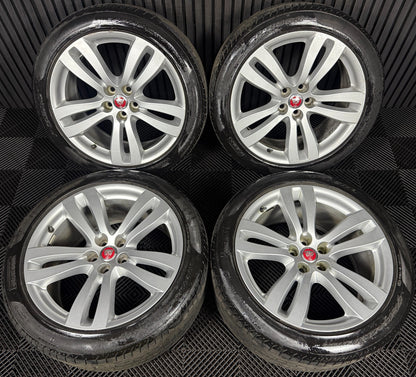 19'' GENUINE JAGUAR XK TOBA X351 ALLOY WHEELS TYRES BW9M-1007-JB KA