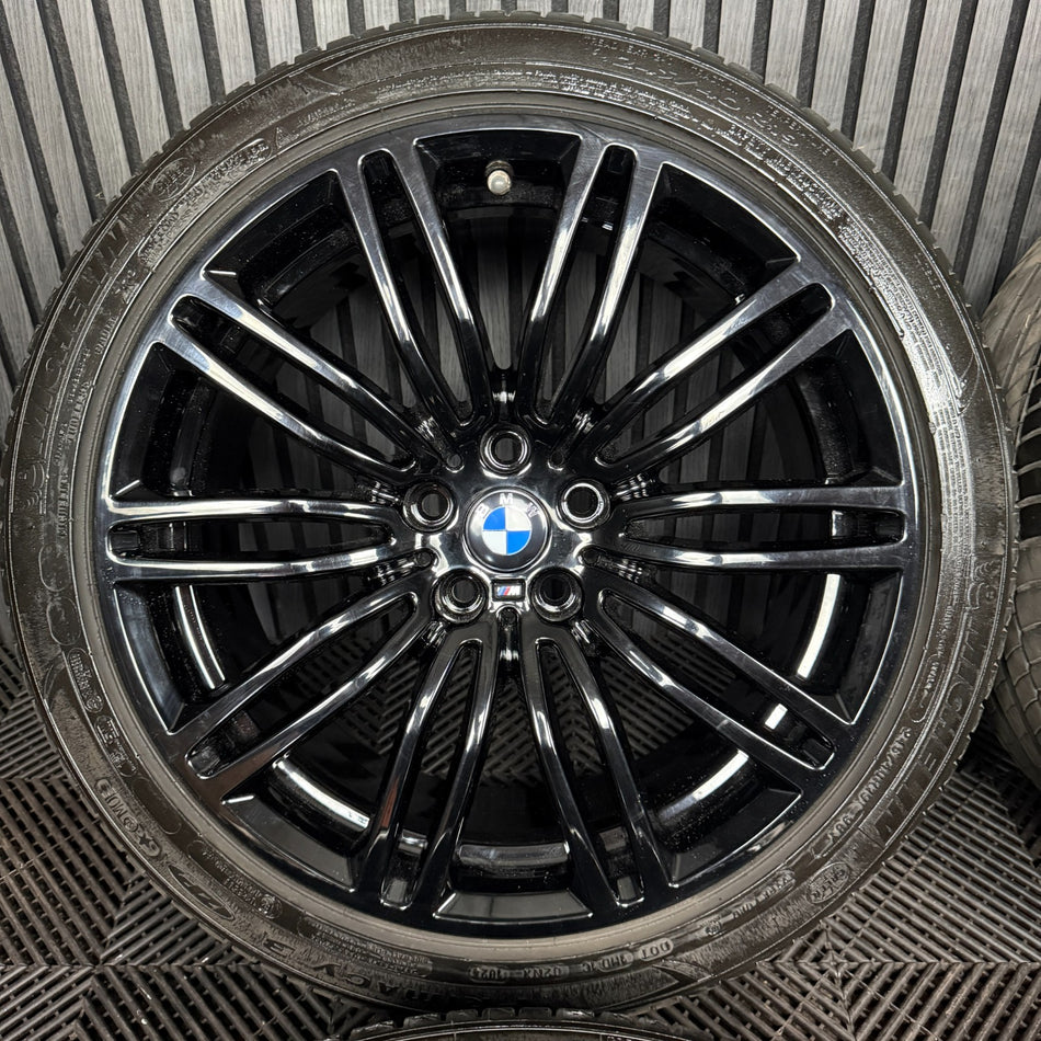 19" BMW 5 Series 664 Black M Sport G30 G31 Alloy Wheel Tyres Genuine OEM