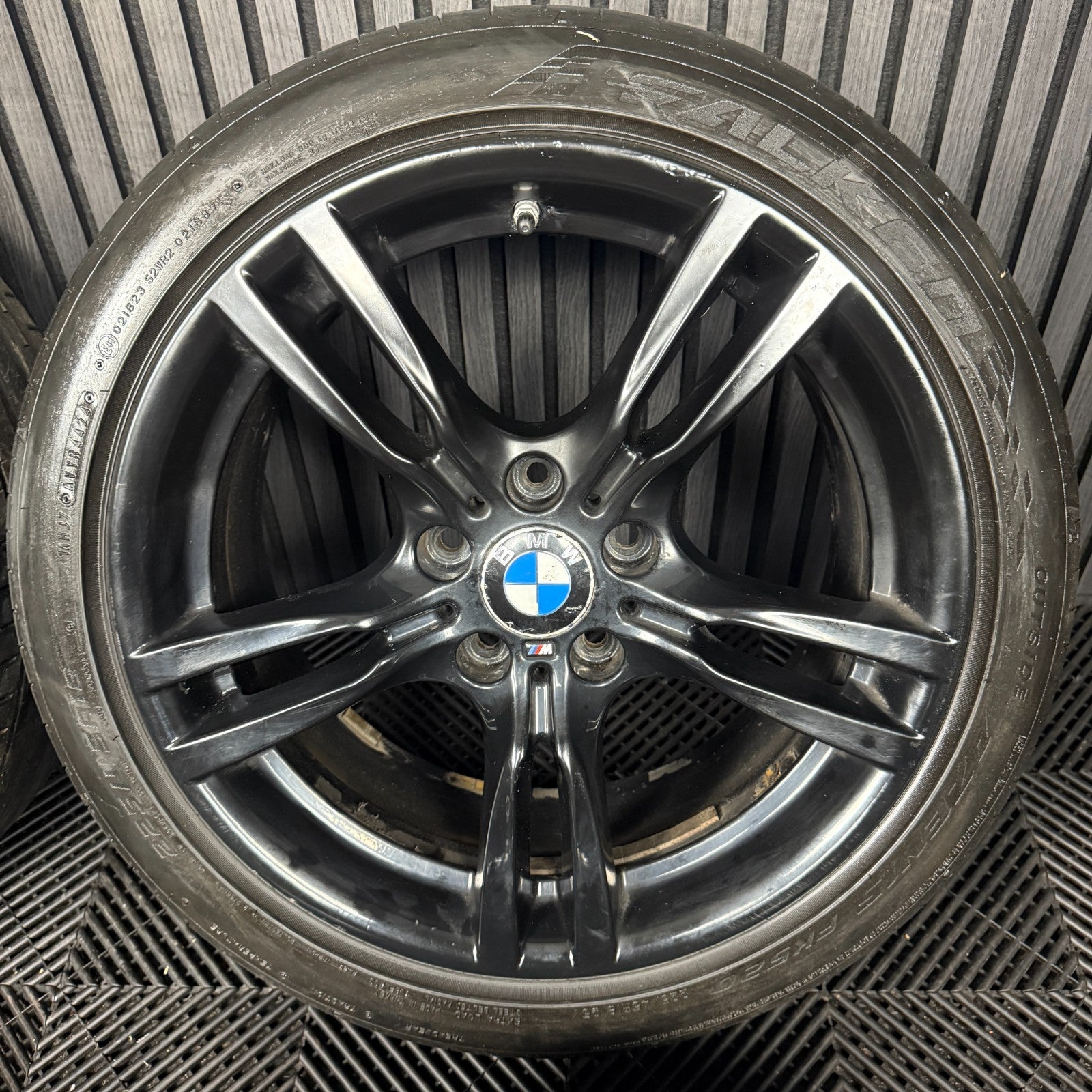 18" GENUINE BMW 3 SERIES 400 M SPORT BLACK F30 F31 F32 E90 ALLOY WHEELS TYRES