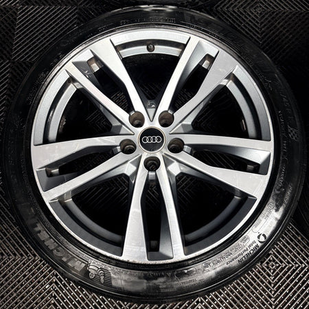 19'' Audi A6 C8 S Line 5 Double Spoke Alloy Wheels Tyres 4K0601025H Genuine
