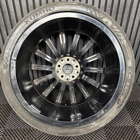 1X 20" GENUINE AMG MERCEDES E CLASS BLACK ALLOY WHEEL W213 A2134012200 FRONT