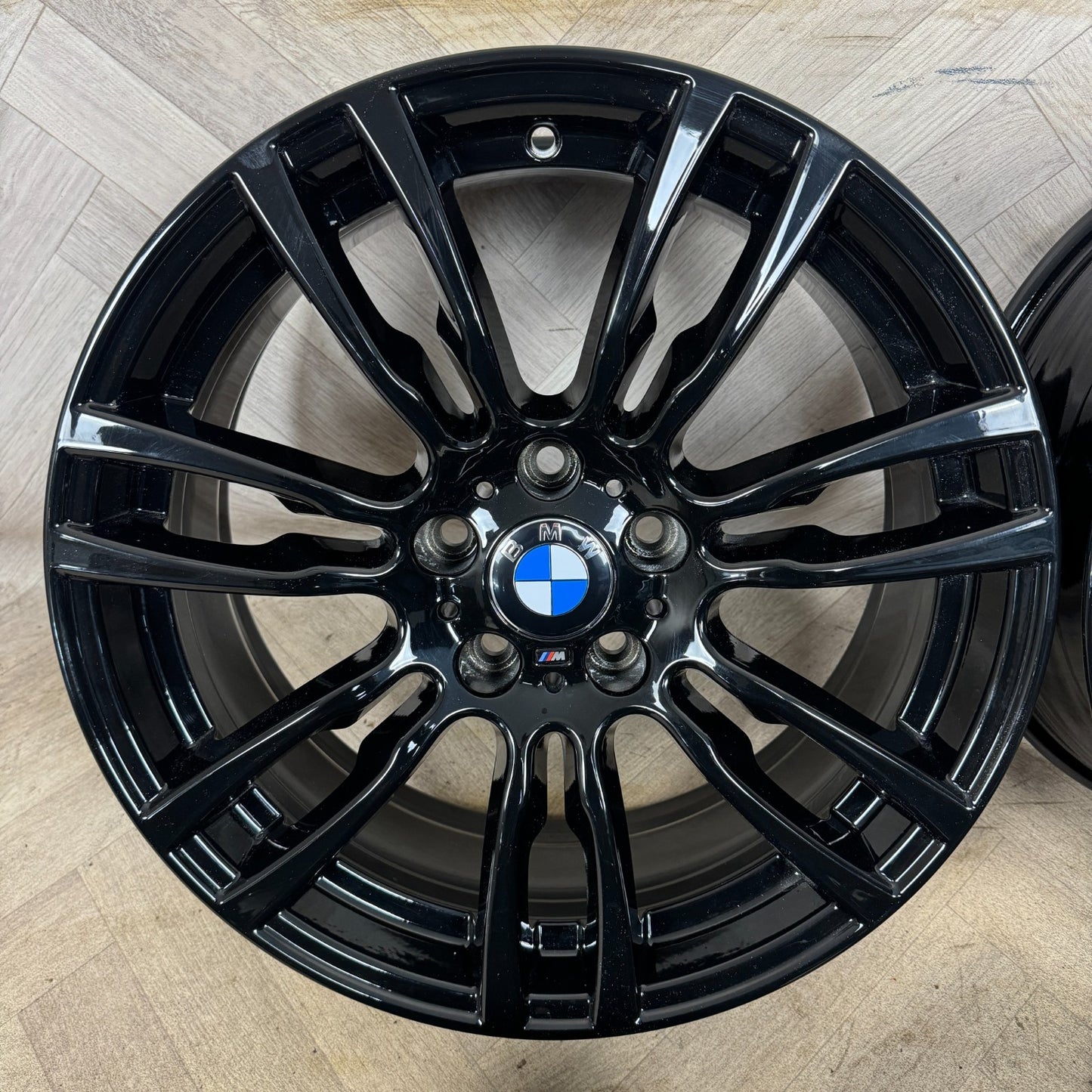 19" GENUINE BMW 3 SERIES 403 BLACK M SPORT F30 F31 F32 E90 E92 ALLOY WHEELS