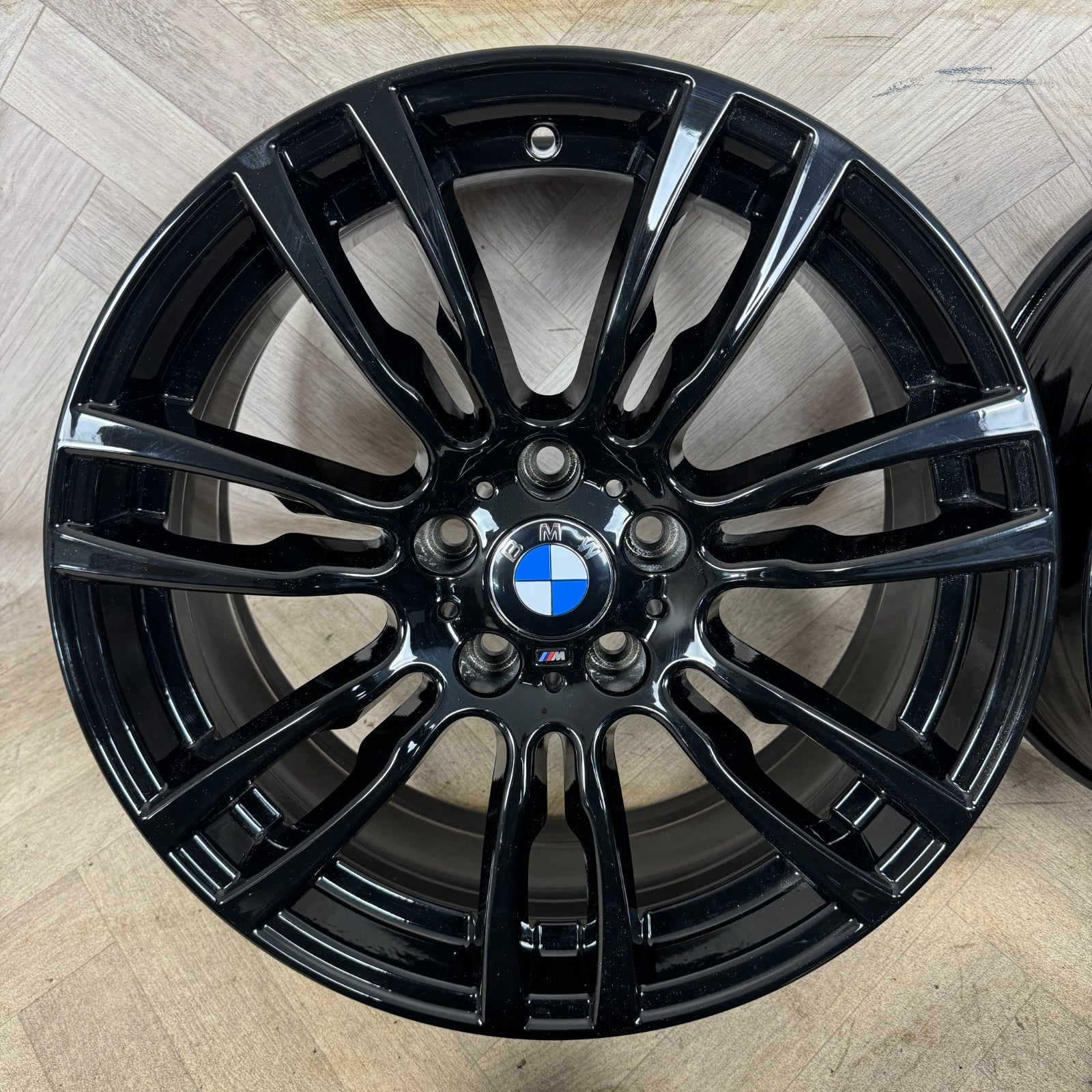 19" GENUINE BMW 3 SERIES 403 BLACK M SPORT F30 F31 F32 E90 E92 ALLOY WHEELS
