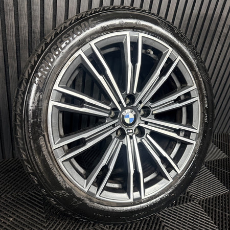 1X 18'' BMW 3 Series 790 M Sport Grey DC 4 G20 8089891 Alloy Wheel Rear Genuine