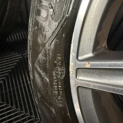 18'' GENUINE MERCEDES AMG C CLASS W205 GREY DC 5 SPOKE ALLOY WHEELS TYRES ALLOYS