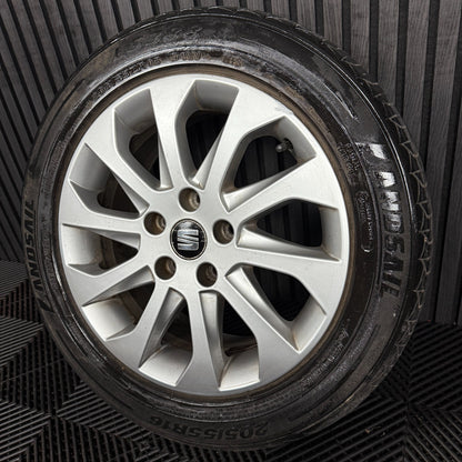 1X 16'' GENUINE SEAT LEON MK3 ALLOY WHEEL TYRE SPARE SINGLE 5F0601025A