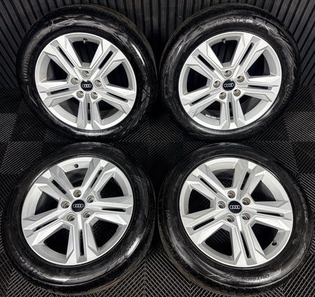17'' Audi Q2 5 Double Spoke Alloy Wheels Tyres Alloys 81A601025AJ Genuine