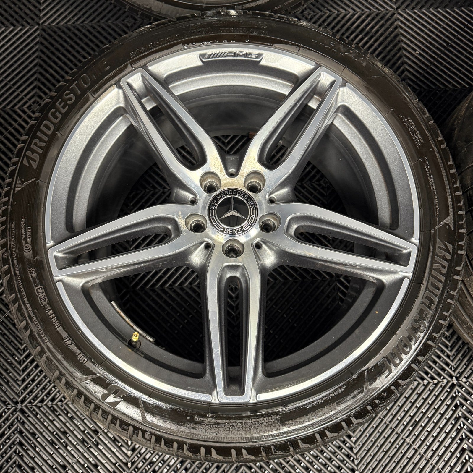 19'' GENUINE MERCEDES AMG E CLASS W213 ALLOY WHEELS SPORT BRIDGESTONE TYRES