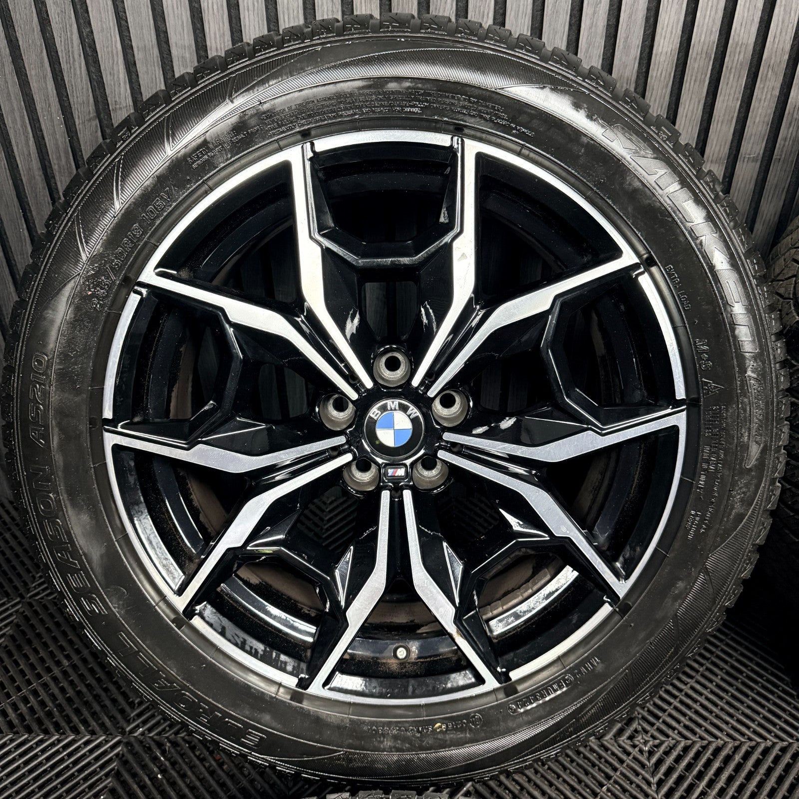 19'' Bmw X3 X4 G01 G02 887 M Sport Alloy Wheels Winter Tyres 7916263 Genuine