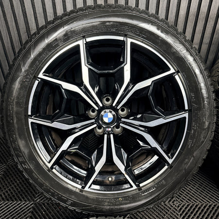 19'' Bmw X3 X4 G01 G02 887 M Sport Alloy Wheels Winter Tyres 7916263 Genuine