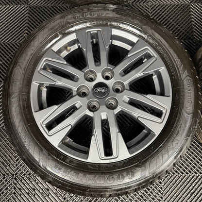 17" GENUINE FORD TRANSIT CUSTOM GREY ALLOY WHEELS TYRES MK9 2024 6X120