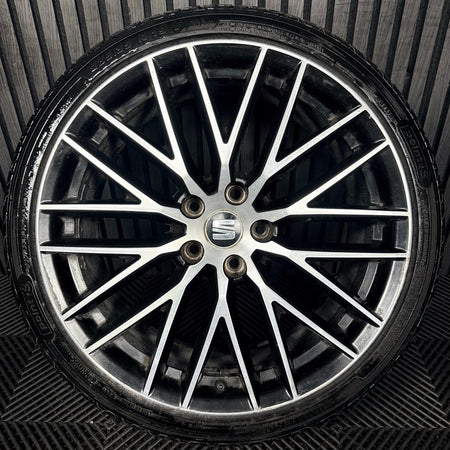 1X 19'' GENUINE SEAT LEON CUPRA FR PERFORMANCE MK3 ALLOY WHEEL TYRE 5F0071490A
