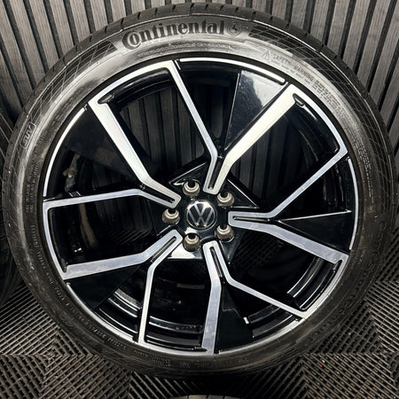 20" VW Tiguan Tayron R Line Leeds Black DC Wheels Tyre Alloys 571601025F Genuine