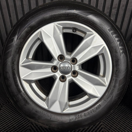 15'' GENUINE AUDI A1 5 SPOKE ALLOY WHEELS ALLOYS TYRES 82A601025