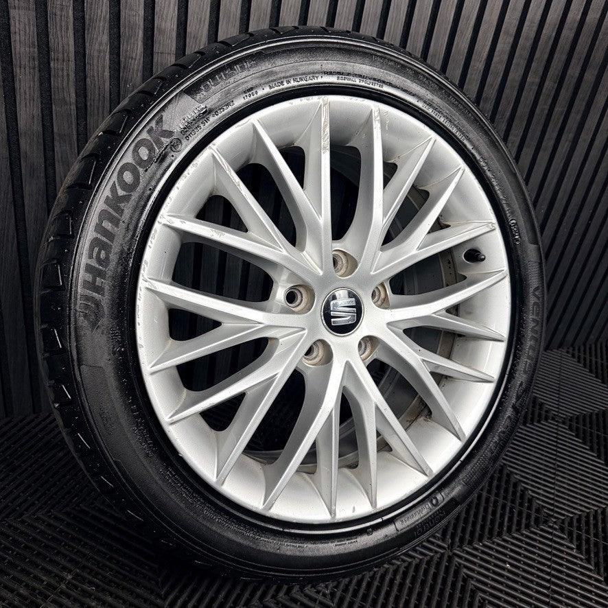 1X 17'' Seat Leon FR MK3 Alloy Wheel Tyre Single Genuine 5F0601025H