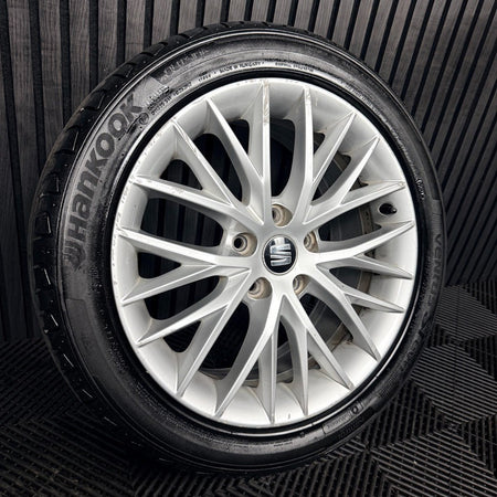 1X 17'' Seat Leon FR MK3 Alloy Wheel Tyre Single Genuine 5F0601025H
