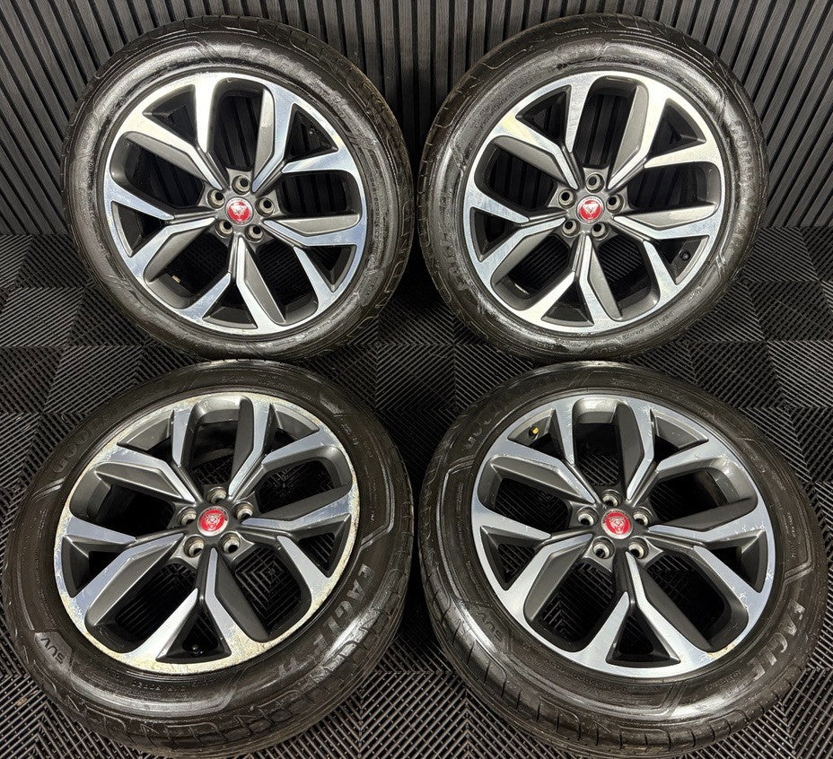 20'' GENUINE JAGUAR I PACE I-PACE 5068 Y SPOKE ALLOY WHEELS TYRES M9D3-1007-BA