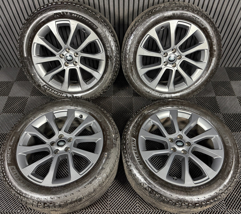 21'' GENUINE RANGE ROVER GREY SPORT VOGUE WHEELS TYRES ALLOYS L461 N9X2-CB SS