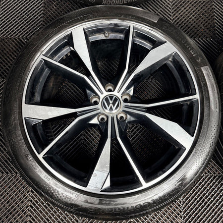 20'' VW Tiguan R Line Misano Alloy Wheels Tyres Alloys 5NA601025AH Genuine